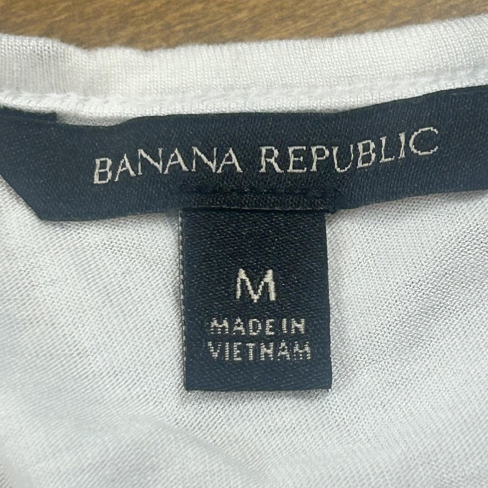 Set 2 Banana Republic Tank Top Womens Medium Multicolor White Animal Print Cami - Picture 9 of 11